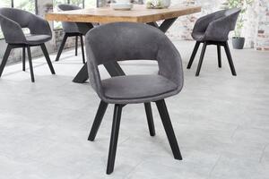 Tmavě šedá jídelní židle Nordic Star »