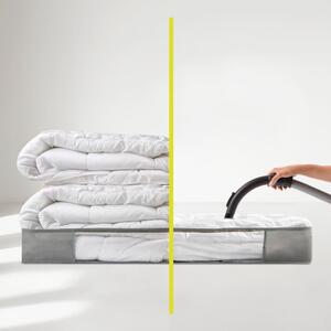 Vakuový plastový úložný box pod postel 105x45x15 cm – Homéa