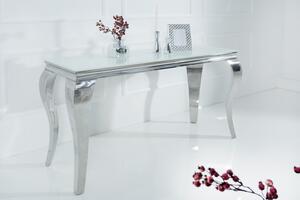 Bílý stolek Modern Barock 50 x 140 cm - 10 mm »