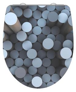 Eisl Sanitär WC prkénko Duroplast Soft Close Round Dips High Gloss 82593