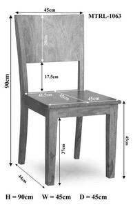 DAKOTA Židle dřevěná, palisandr