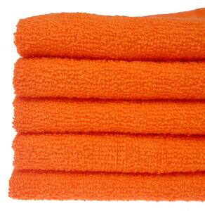 Detský uterák bavlnený 30x50cm oranžový EMI