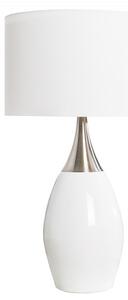 Bílá stolní lampa Carla 60 cm »