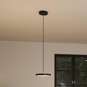 Paulmann Hildor LED závěsné světlo, Zigbee, černé, stmívatelný, Černá, Obývací pokoj / jídelna, kov, Moderní