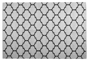 Oboustranný černo-bílý venkovní koberec 140x200 cm ALADANA
