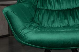 Židlo-křeslo DUTCH COMFORT smaragdově zelené samet Nábytek | Jídelní prostory | Jídelní židle | Všechny jídelní židle