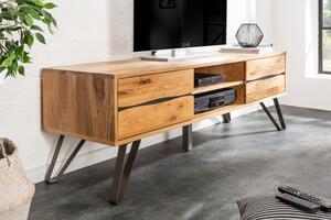 Televizní stolek LIVING EDGE 160 CM divoký dub Nábytek | Obývací pokoj | Televizní stolky