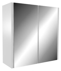 Zrcadlová koupelnová skříňka Dila šedá