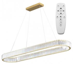 Toolight Toolight, LED stropní svítidlo 100x30 cm, 22W, APP1508-CP, zlatá matná, OSW-06971