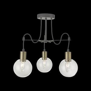 LUXERA 64402 - Lustr na lanku ABRAZO 3xE14/40W/230V