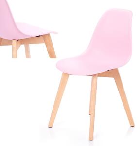 HOMEDE Jídelní židle Mirano růžová
