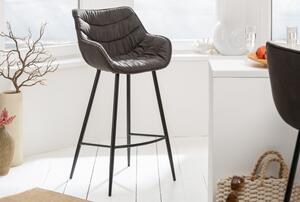 Barová stolička The Dutch Comfort šedá