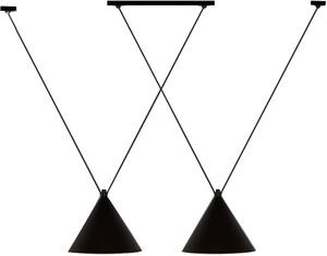 Toolight Stropní závěsné svítidlo ve stylu Loft APP548-2CP Black