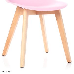 HOMEDE Jídelní židle Mirano růžová
