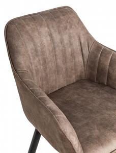 Barová židle Turin vintage béžově šedá