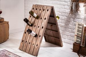 Přírodní regál na víno Bodega 91 cm