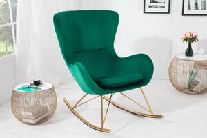 Houpací křeslo SCANDINAVIA SWING smaragdově zelené Nábytek | Obývací pokoj | Křesla | Všechna křesla
