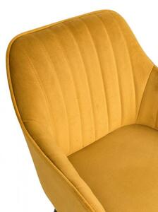Barová židle Turin žlutá