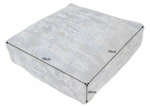 Podlahový polštář ABSTRAKT 70 CM modro-béžový Nábytek | Doplňkový nábytek | Taburety