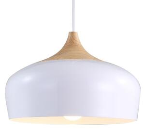 Toolight Bari White, závěsné svítidlo 1xE27 APP183-1CP, bílá-hnědá, OSW-00261