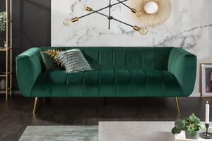 Sofa Noblesse 225cm smaragd zelená
