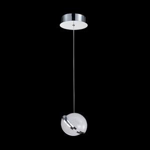 LUXERA 62434 - LED Lustr na lanku MALCOM 1xLED/8W/230V