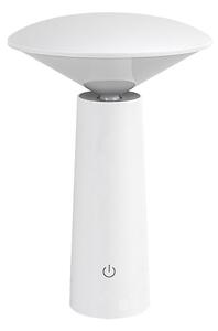 RABALUX 77146 Polperro dotyková stolní lampička nabíjecí V210mm LED 3W/180lm 2800+4000+6500K bílá