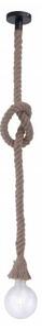 Leuchten Direkt 15481-18 - Lustr na lanku ROPE 1xE27/60W/230V