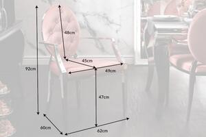 Židle MODERN BAROCCO tmavě růžová s područkami Nábytek | Jídelní prostory | Jídelní židle | Všechny jídelní židle