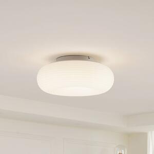 Lucande Smart LED stropní svítidlo Bolti, bílé, RGBW, Tuya, stmívatelný, Bílá / opál, Obývací pokoj / jídelna, Plast, Moderní
