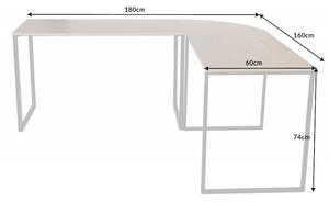 Rohový psací stůl Big Deal 180cm Dub optik