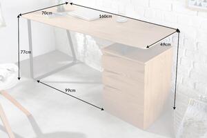 Pracovní stůl STUDIO 160 CM dubový vzhled Nábytek | Kancelářský nábytek | Stoly