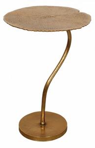 Konferenční stolek Leaf 42cm zlatý