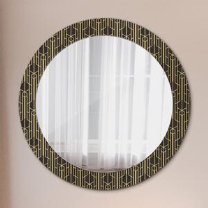 Kulaté dekorační zrcadlo Abstraktní