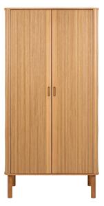 Šatní skříň v dekoru dubu v přírodní barvě 100x200x55 cm Langley – Actona