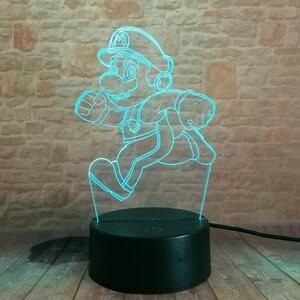 3D LED Lampička Super Mario