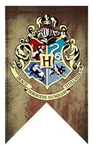 Vlajka Erb Bradavic Harry Potter 30x50 cm