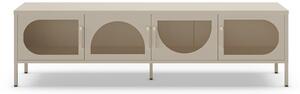 Krémový TV stolek 180x50 cm Tayra – Marckeric