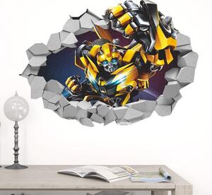 Samolepka na zeď Transformers Bumblebee