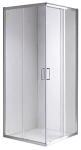BPS-koupelny Čtvercový sprchový kout HYD-SK93D 70x70 chrom/transparent - bez vaničky