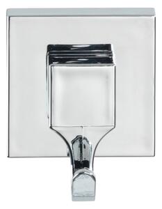 Samodržící plastové háčky v leskle stříbrné barvě v sadě 2 ks Genova – Wenko