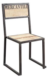 FABRICA Jídelní židle - dřevěné opěradlo, mango