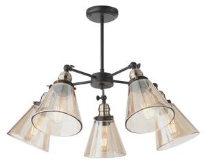 Redo 02-927 - Lustr na tyči HUBER 5xE27/42W/230V