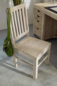 WHITE WOOD židle malovaný akátový nábytek
