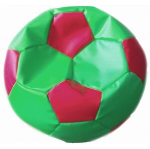 Sedací vak malá zeleno červená fotbalový míč
