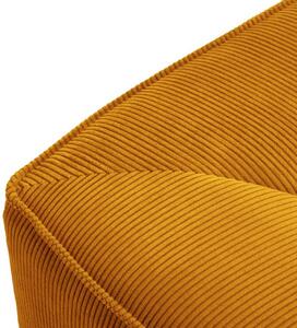 Žlutá Čtyřmístná rohová pohovka Sao 273 × 180 × 69 cm WINDSOR & CO