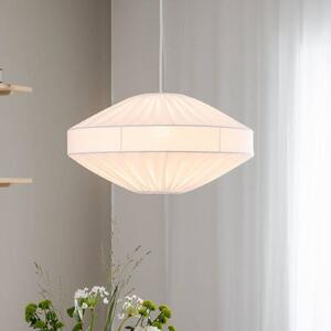 PR Home Závěsné svítidlo Edith, Ø 50 cm, bavlna, bílá