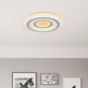 Stropní svítidlo Sabatino LED, Ø 48 cm, bílá/antracitová, CCT
