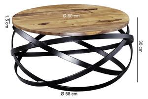 Designový konferenční stolek Manur, Masiv