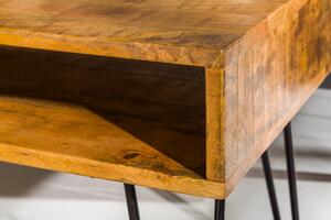 Noble Home Konferenční stolek NIMBUS, 100 cm, mango, přírodní